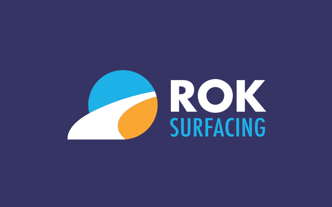 Rok Surfacing, Logo Design, Dark Blue, Orangebox Digital, Lancs