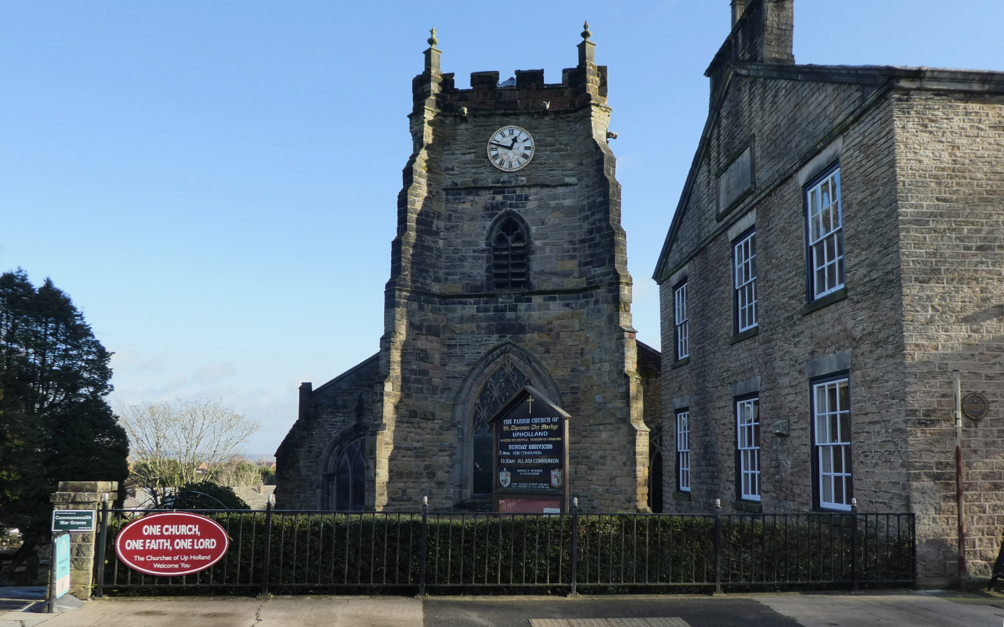Church of St Thomas the Martyr, in the Historic Village of Upholland, Lancashire
